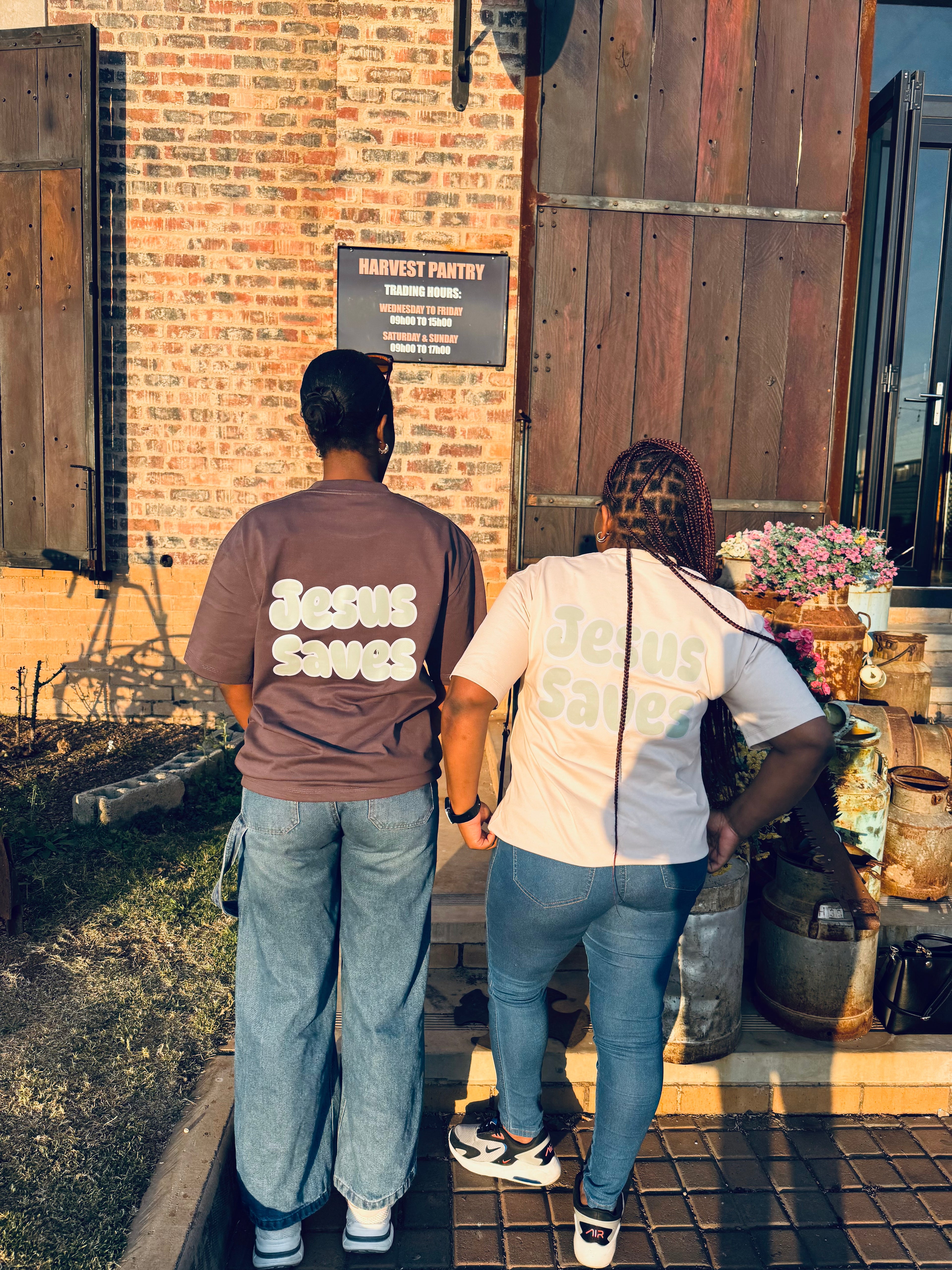 Jesus Saves — Oversized Tee - MLJ Things