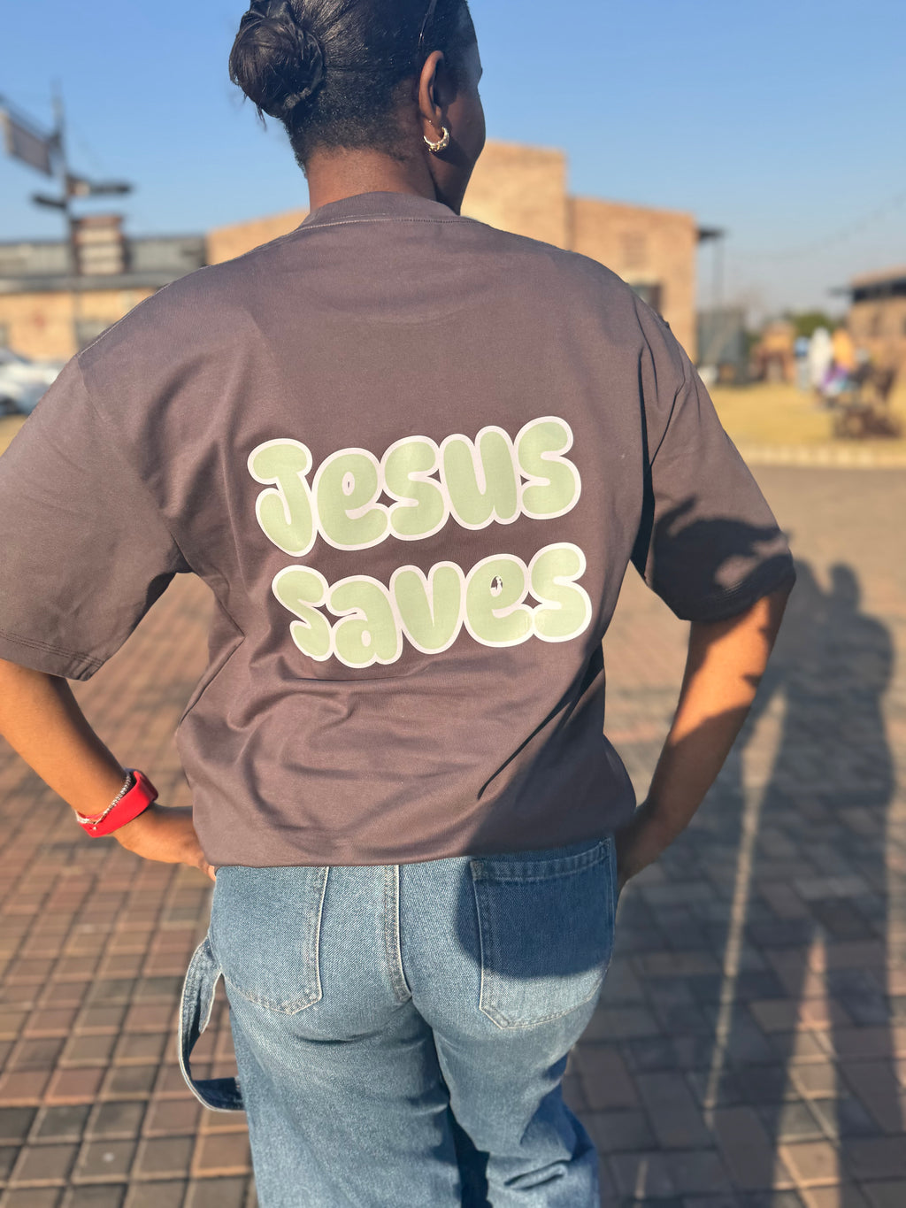 Jesus Saves — Oversized Tee - MLJ Things